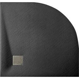 Поддон SMC WasserKraft Elbe 90х90 см 74T01, чёрный фото 