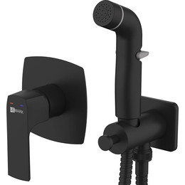 Набор для гигиенического душа Lemark Ursus LM7219BL, черный фото 