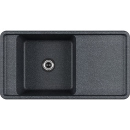 Кухонная мойка Акватон Беллис 1A725132BS210, графит, Цвет производителя: графит фото 