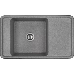Кухонная мойка Акватон Беллис 1A724832BS230, серый, Цвет производителя: серый фото 