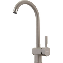 Смеситель для кухни Акватон Лиам 1AX003FCXX250, серый шелк фото 