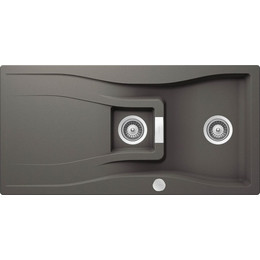 Кухонная мойка Schock Waterfall 60D 700989, серебристый камень фото 