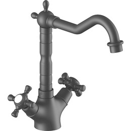 Смеситель для кухни Timo Nelson 0143/03F, черный фото 