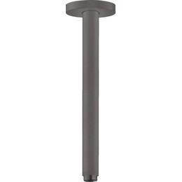 Кронштейн потолочный для верхнего душа Hansgrohe S 300 мм 27389340, черный хром фото 
