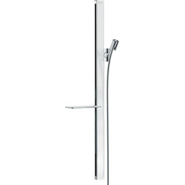 Душевая штанга Hansgrohe Unica E 90 см 27640400, белый/хром фото 