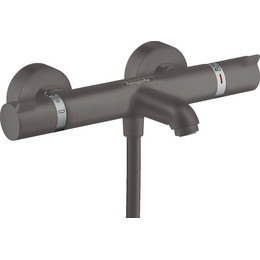 Смеситель для ванны с термостатом Hansgrohe Ecostat Comfort 13114340, черный хром фото 