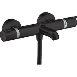 Смеситель для ванны с термостатом Hansgrohe Ecostat Comfort 13114670, черный матовый фото 