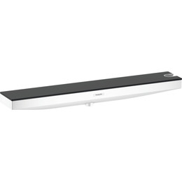 Шланговое подсоединение с держателем и полкой Hansgrohe Rainfinity 26858700 R, графит/белый фото 