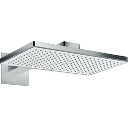 Верхний душ Hansgrohe Rainmaker Select 460 1jet 24003400, латунь/стекло, белый/хром фото 