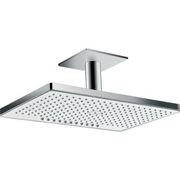 Верхний душ Hansgrohe Rainmaker Select 460 2jet 24004400, латунь/стекло, белый/хром фото 