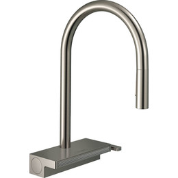 Смеситель для кухни Hansgrohe Aquno Select M81 73831800, сталь фото 