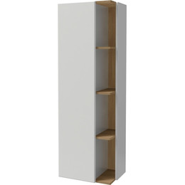 Пенал подвесной Jacob Delafon Terrace 50 см L EB1179G-G1C, белый/дерево фото 