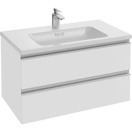 Тумба подвесная с раковиной Jacob Delafon Vox 80 см EB2028-RA-N18, белый фото 