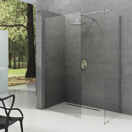 Душевое ограждение Ravak Walk-In Wall+Walk-In Wall 100х80 см (стекло 8 мм), алюминий/прозрачное фото 