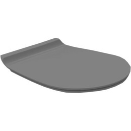 Сиденье с крышкой для унитаза Simas Vignoni микролифт VI004nero matt/cr фото 