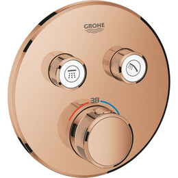 Смеситель для душа с термостатом Grohe Grohtherm SmartControl 29119DA0, теплый закат глянец фото 