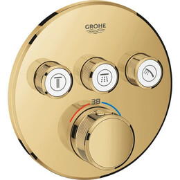 Смеситель для душа с термостатом Grohe Grohtherm SmartControl 29121GL0, холодный рассвет глянец фото 
