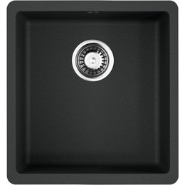 Кухонная мойка Omoikiri Kata 40-U-BL 4993396, чёрный, Цвет производителя: чёрный фото 