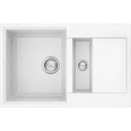 Кухонная мойка Omoikiri Sakaime 78-2-WH 4993128, белый, Цвет производителя: белый фото 