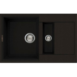 Кухонная мойка Omoikiri Sakaime 78-2-DC 4993198, тёмный шоколад, Цвет производителя: тёмный шоколад фото 