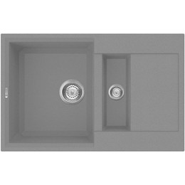 Кухонная мойка Omoikiri Sakaime 78-2-PL 4993199, платина, Цвет производителя: платина фото 