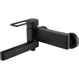 Смеситель для ванны Iddis Slide SLIBL00i02WA, черный матовый фото 