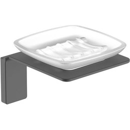 Мыльница Iddis Slide SLIBSG0i42, цвет чёрный фото 