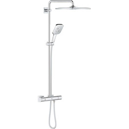 Душевая система для душа с термостатом Grohe Rainshower SmartActive 310 Mono Cube 26649000 фото 