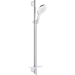 Душевой гарнитур Grohe Rainshower Smartactive Cube 150 900 мм 26594LS0, хром/белая луна фото 