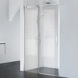Душевая дверь BelBagno 140 см ACQUA-BF-1-140-C-Cr (стекло 8 мм), хром/прозрачное фото 