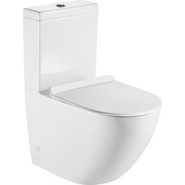 Унитаз-компакт безободковый BelBagno Amanda BB051CPR фото 
