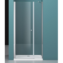 Душевая дверь BelBagno 140 см ETNA-B-11-40+100-C-Cr, хром/прозрачное фото 