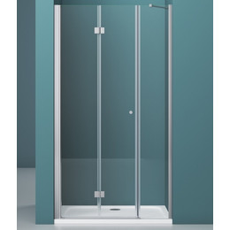Душевая дверь BelBagno 150 см ALBANO-BS-13-60+90-C-Cr, хром/прозрачное фото 