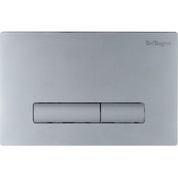 Кнопка смыва BelBagno Genova BB020-GV-CHROME.M, хром матовый фото 
