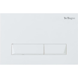 Кнопка смыва BelBagno Marmi BB009-MR-BIANCO, белый фото 