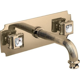 Смеситель для раковины настенный Cezares OLIMP-BLS2-02-Sw, бронза фото 