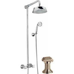 Душевая стойка Cezares OLIMP-CD-02-O, бронза, Цвет производителя: бронза фото 