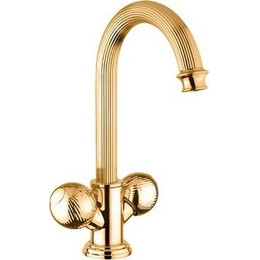 Смеситель для раковины Cezares OLIMP-LS2-03/24-M, золото фото 