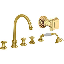 Смеситель для ванны Cezares APHRODITE-BVD-03/24-O, золото, Цвет производителя: золото фото 