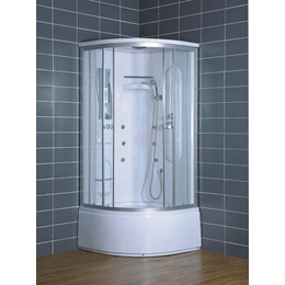 Гидробокс LORANTO CS-002 100х100 см, хром/матовое фото 