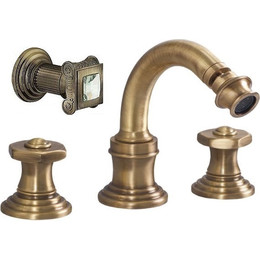 Смеситель для биде Cezares APHRODITE-BBS2-02-Sw, бронза, Цвет производителя: бронза фото 