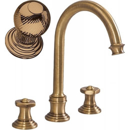 Смеситель для раковины Cezares APHRODITE-BLS2-A-02-M, бронза, Цвет производителя: бронза фото 