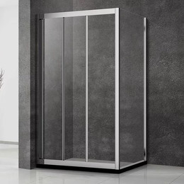 Душевое ограждение Veconi Rovigo 110х70 см RV031-11070-01-C5, хром/прозрачное фото 