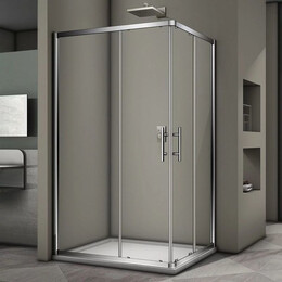 Душевое ограждение Veconi Rovigo 100х90 см RV30-10090PR-01-19C3, хром/прозрачное фото 
