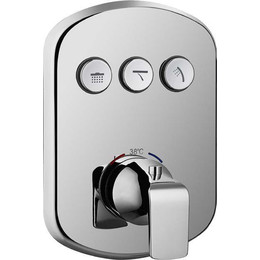 Смеситель для душа с термостатом Cezares GLOBO-F-VDIM3-TB-01 фото 