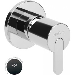 Смеситель для душа Cezares LEAF-DIM-NOP, черный матовый, Цвет производителя: чёрный матовый фото 