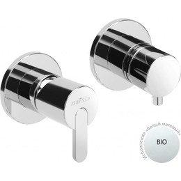 Смеситель для ванны Cezares LEAF-VDIM3-BIO, белый матовый, Цвет производителя: белый матовый фото 