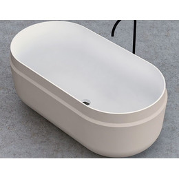 Ванна отдельностоящая Kolpa-San Boul FS 165x85 см, белый/бежевый фото 