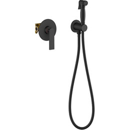 Набор для гигиенического душа Timo Anni 2789/03SM, черный матовый фото 