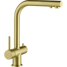 Смеситель для кухни Timo Saona 2356/17FL, золото матовое фото 